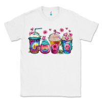 White tie dye hippie coffee cups Classic Tee - Jasminsmagicworld