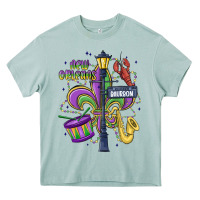 Arona new orleans mardi gras streets Heavy Core Tee - MaliasSmallBusiness