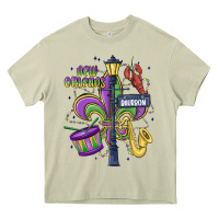 Mossy new orleans mardi gras streets Heavy Core Tee - MaliasSmallBusiness