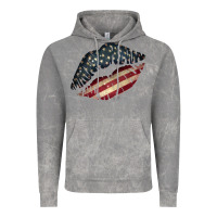 Cloud Rock Vintage American Flag Lips Vintage Hoodie - Bettercallsaul