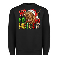 Black ho ho ho heifer Heavyweight Sweatshirt - CowGirlArtShop