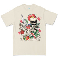Bone skeleton santa Premium Tee - MaliasSmallBusiness