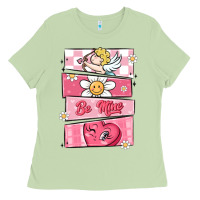 Matcha trendy valentines day retro characters Ladies Tee - MaliasSmallBusiness