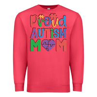 Cardinal Proud Autism Mom Premium Sweatshirt - CowhideDigitalArt
