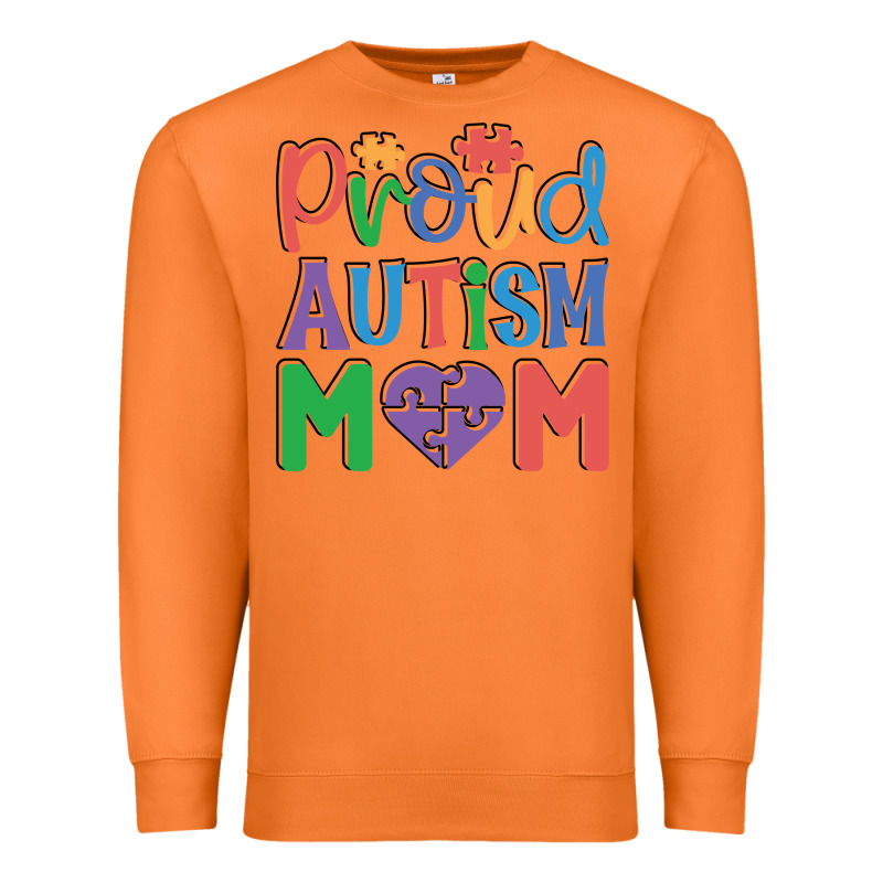 Proud Autism Mom Premium Sweatshirt by CowhideDigitalArt | Teevron