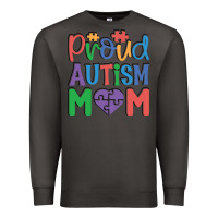 Smoke Proud Autism Mom Premium Sweatshirt - CowhideDigitalArt