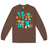Chestnut Fall Mama Long Sleeve Tee - texasbilliewilder