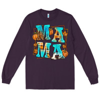 Plum Fall Mama Long Sleeve Tee - texasbilliewilder