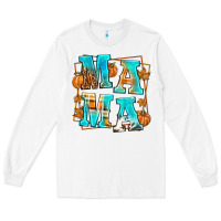 White Fall Mama Long Sleeve Tee - texasbilliewilder