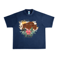 Navy Take No Bull Floral Rodeo Urban Heavy Tee - Bettercallsaul