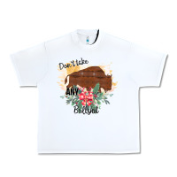 White Take No Bull Floral Rodeo Urban Heavy Tee - Bettercallsaul