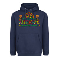 Navy national hispanic heritage month Heavyweight Hoodie - BundleAndBundleShop
