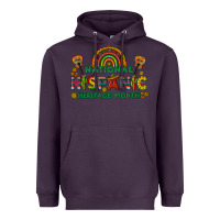 Plum national hispanic heritage month Heavyweight Hoodie - BundleAndBundleShop