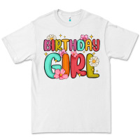 White birthday girl Premium Tee - MaliasSmallBusiness