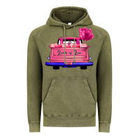 Vintage Olive Loads Of Love Valentine's Day Truck Vintage Hoodie - Bettercallsaul