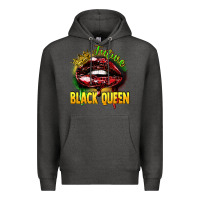 Charcoal Heather Future black queen Premium Hoodie - FaDigitalArtStudio