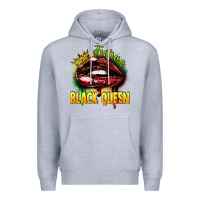 Heather Grey Future black queen Premium Hoodie - FaDigitalArtStudio