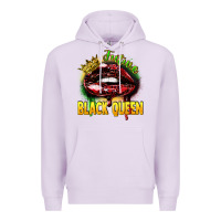 Lilac Future black queen Premium Hoodie - FaDigitalArtStudio