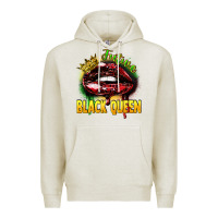 Oatmeal Heather Future black queen Premium Hoodie - FaDigitalArtStudio