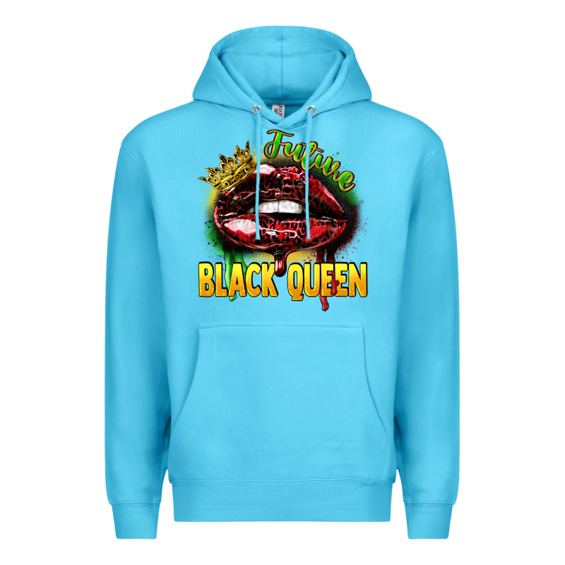 Future Black Queen Premium Hoodie by FaDigitalArtStudio | Teevron