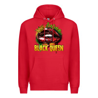 Red Future black queen Premium Hoodie - FaDigitalArtStudio