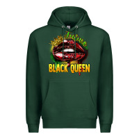 Sports Green Future black queen Premium Hoodie - FaDigitalArtStudio