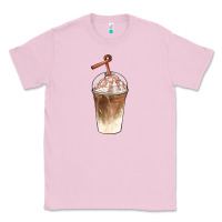 Bubblegum Pink iced coffee with cream Classic Tee - BarkalooDesign