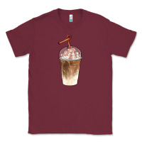 Burgundy iced coffee with cream Classic Tee - BarkalooDesign