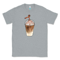 Heather Grey iced coffee with cream Classic Tee - BarkalooDesign