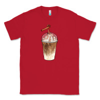 Red iced coffee with cream Classic Tee - BarkalooDesign