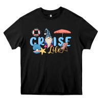 Black cruise life sailor gnome Heavy Core Tee - MaliasSmallBusiness