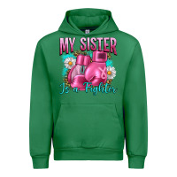 Emerald Breast Cancer My Sister Is A Fighter Urban Hoodie - Artiststas