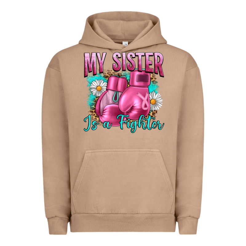 Breast Cancer My Sister Is A Fighter Urban Hoodie by Artiststas | Teevron