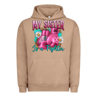 Pigment Burro Breast Cancer My Sister Is A Fighter Urban Hoodie - Artiststas