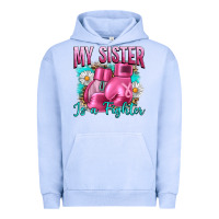 Pigment Grape Ice Breast Cancer My Sister Is A Fighter Urban Hoodie - Artiststas