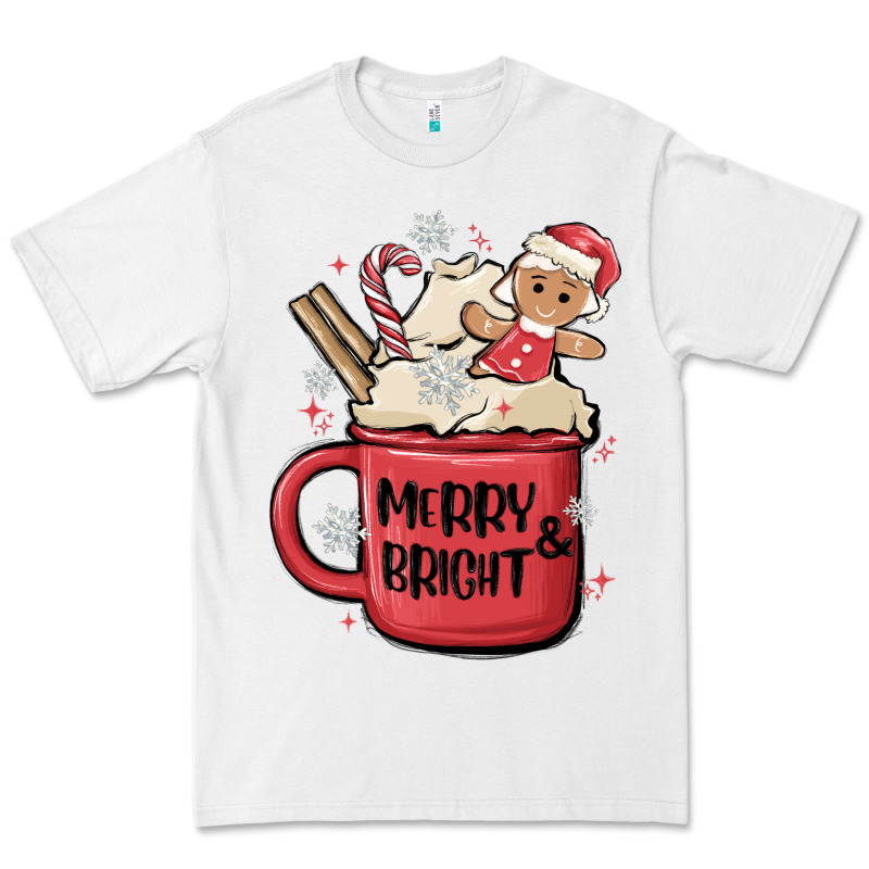 Merry And Bright Premium Tee by MaliasSmallBusiness | Teevron