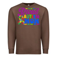 Chestnut Proud Autism Mom Premium Sweatshirt - CowhideDigitalArt