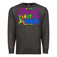 Smoke Proud Autism Mom Premium Sweatshirt - CowhideDigitalArt