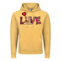Vintage Mustard valentine's day tedybear love Vintage Hoodie - RanaPortraitStore