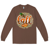 Chestnut Fall with Background Long Sleeve Tee - texasbilliewilder