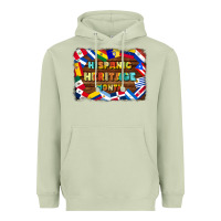 Matcha hispanic heritage flags Heavyweight Hoodie - BundleAndBundleShop