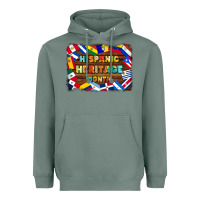 Sage hispanic heritage flags Heavyweight Hoodie - BundleAndBundleShop