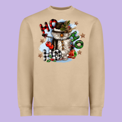 Ho Ho Ho Snowman Gnome Heavyweight Sweatshirt Designed By Cowgirlartshop
