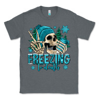 Charcoal Heather freezing to death winter skull Classic Tee - Jasminsmagicworld