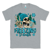 Heather Grey freezing to death winter skull Classic Tee - Jasminsmagicworld