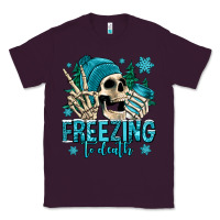Plum freezing to death winter skull Classic Tee - Jasminsmagicworld