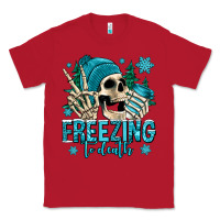 Red freezing to death winter skull Classic Tee - Jasminsmagicworld