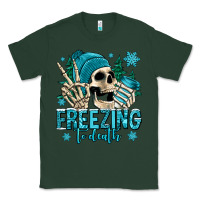 Sports Green freezing to death winter skull Classic Tee - Jasminsmagicworld