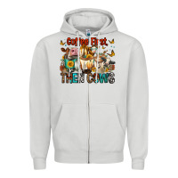 Coffee First Then Cows Zipper Hoodie | Teevron