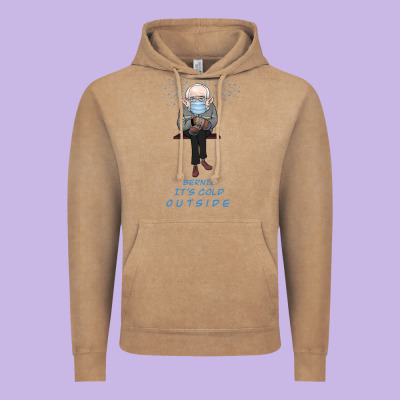 Bernie It's Cold Outside Vintage Hoodie Designed By Bettercallsaul
